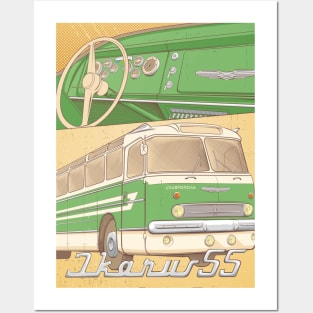 Ikarus55 green Posters and Art